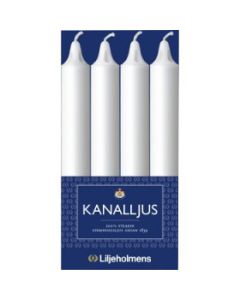 Liljeholmens Kanalljus vit 4st