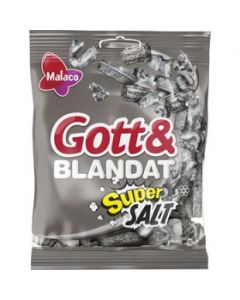 Malaco Gott & Blandat Supersalt 170g