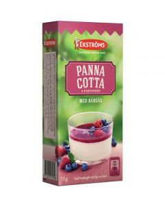 Ekströms Pannacotta med Bärsås 75g