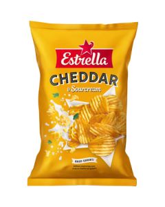 Estrella Chips Cheddar & Sourcream 275g 