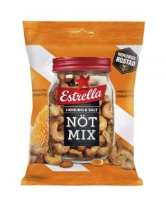 Estrella Nötmix Honung & salt 175g