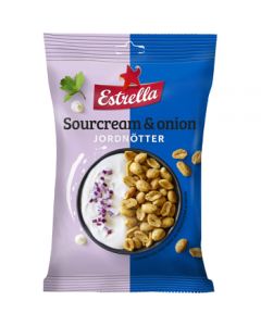 Estrella Jordnötter Sourcream & Onion 180g 