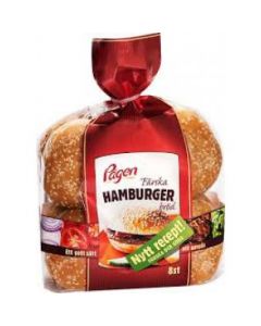 Pågen Hamburger Bröd 416g