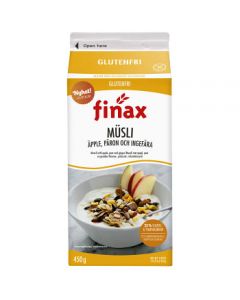 Finax Müsli Äpple päron och ingefära 450g 