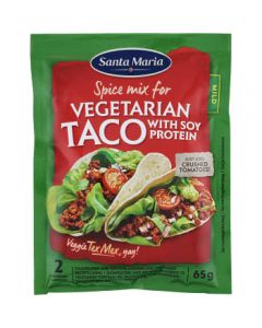 Taco Kryddmix Vegetarian 65g Santa maria