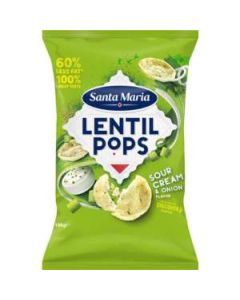 Potatischips Sourcream & Onion Lentil Pops SANTA MARIA, 100g