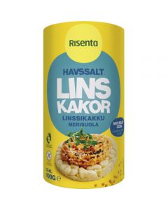 Linskakor Havssalt Glutenfri 100g Risenta