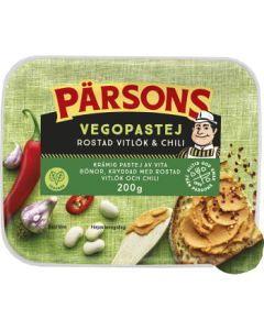 Vegopastej rostad vitlök & chili 200g Pärsons