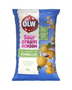 OLW Bönboll Vegansk Sourcream & Onion 90g