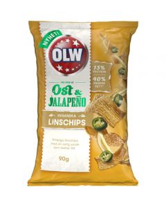 OLW Linschips Ost & Jalapeño 90g