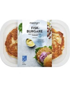 Fiskburgare Ost & bacon 250g Fiskeriet