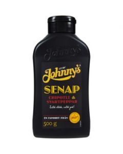 Johnnys Grillsenap Chipotle & Svartpeppar 500g