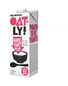 Oatly Havregurt Hallon 1000g 