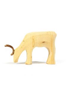 Rentierfigur aus Holz