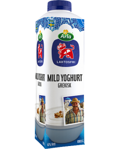 Arla Laktosfri Grekisk yoghurt Naturell 6% 1000 g