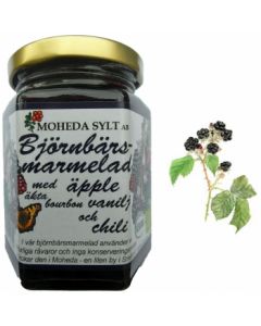 Moheda BIO-Brombeer-Konfitüre mit Apfel, Vanille, Chili, 12 x 200g