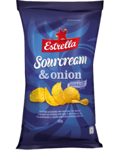 Estrella Sourcream & Onion Chips 275g