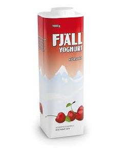 Fjällyoghurt Körsbär 1l