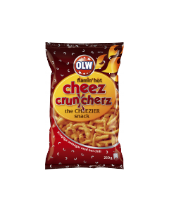 OLW Cheez Cruncherz flamin`hot 225g