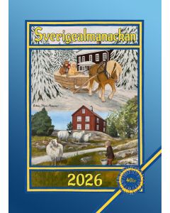 Sverigealmanackan 2026 DIN A4 Kalender