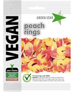 Green Star Peach Rings 80 g
