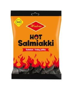 Halva Hot Salmiakki, 24 x 160g