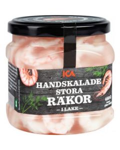 ICA handskalade stora räkor 170g