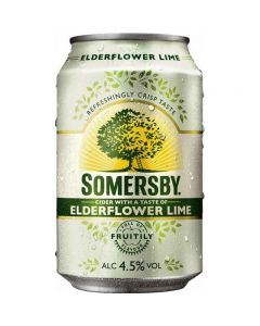 Somersby Hyldeblomst Lime 24x0,33 l 4,5%