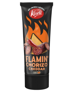 Kavli Flamin’ Chorizo Cheddar 250g