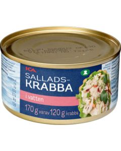 Krabba i vatten 170g ICA