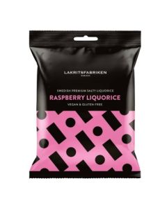 Lakritsfabriken Raspberry Salty Liqourice, 12 x 100g