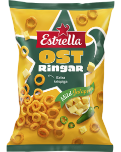 Ostringar Mild Jalapeño 200g Estrella