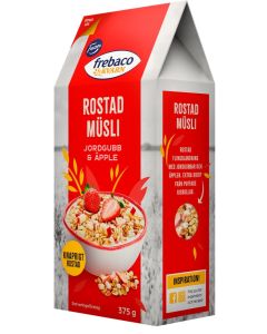 Roasted Müsli Jordgubb /Äpple Frebaco, 375g