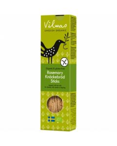 Vilmas Rosemary Crispbread Sticks BIO-Knäckesticks, 10 x 120g