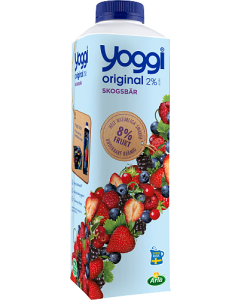 Yoggi Original Skogsbär 2% 1l