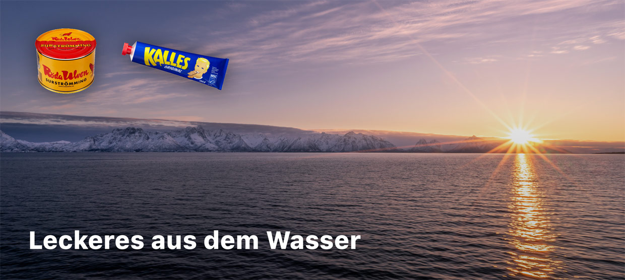 Surströmming, Räucherfischspezialitäten, Heringsmarinaden uvm.